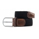 Ceinture Billybelt tressée noir réglisse