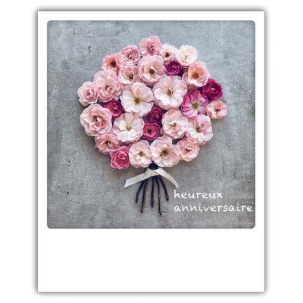 Carte Pickmotion Heureux Anniversaire Bouquet