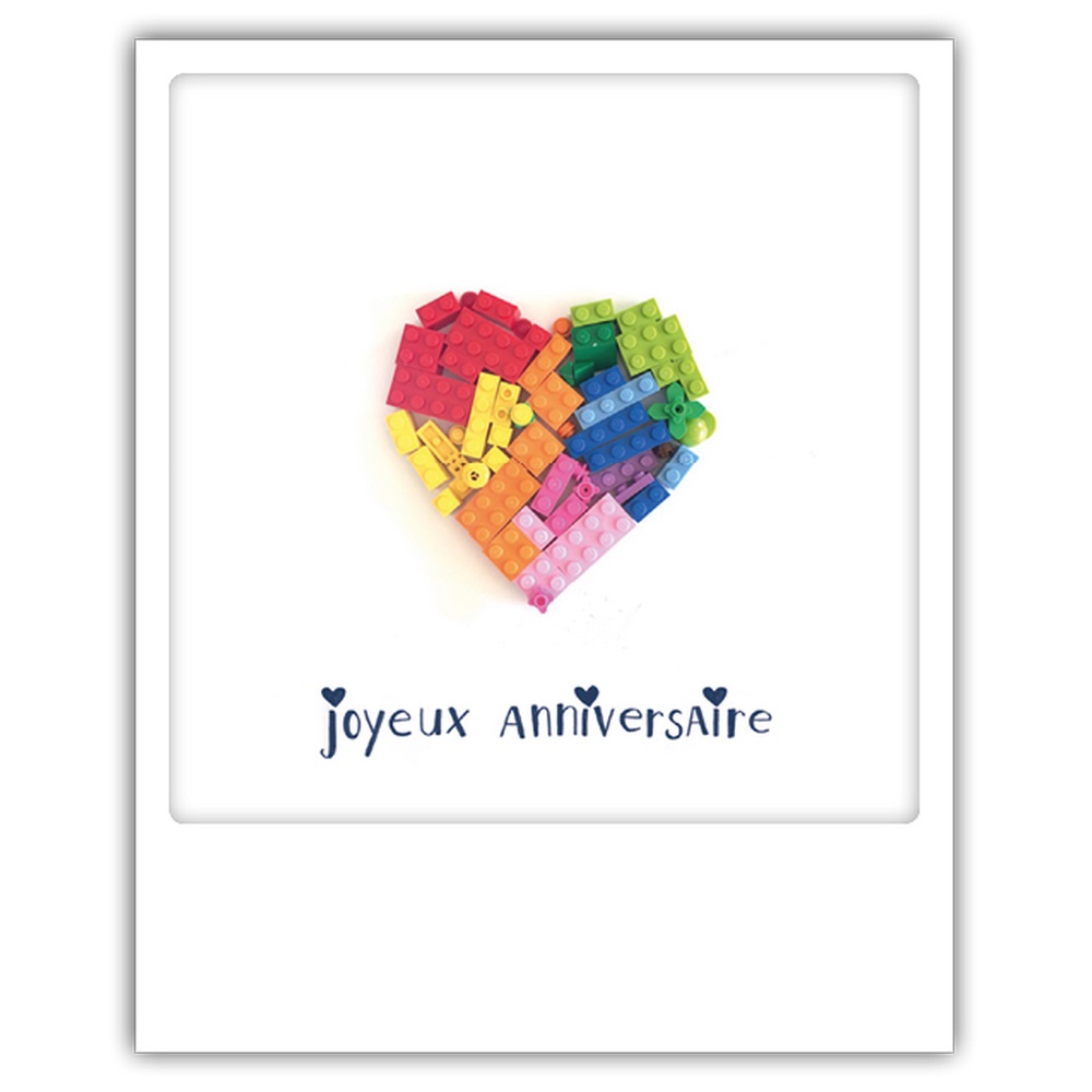 Carte Pickmotion Joyeux Anniversaire Legos