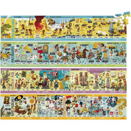 Puzzle - Grande frise historique 4 x 1000 pièces