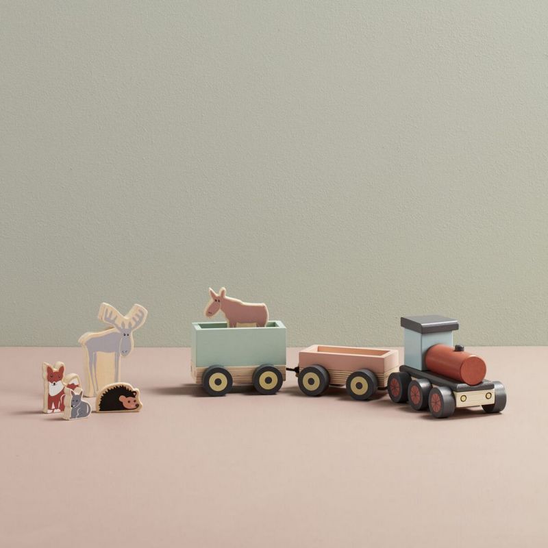 Petit train en bois (deux coloris au choix) – BellyStar