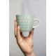 Tasse - Art deco - 275 ml - Triangles bleus