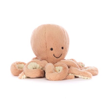 Peluche Jellycat - Petit octopus - Rose 