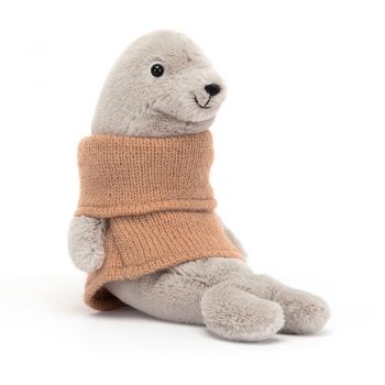 Peluche Jellycat - Phoque avec son pull 