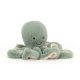 Peluche Jellycat - Octopus - Petit - Bleu ciel