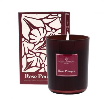 Bougie parfumée - Rose pourpre - 420gr