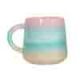 Mug pastel ombres rose/vert