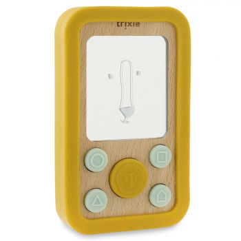 Téléphone en silicone & en bois - Lion - Trixie 