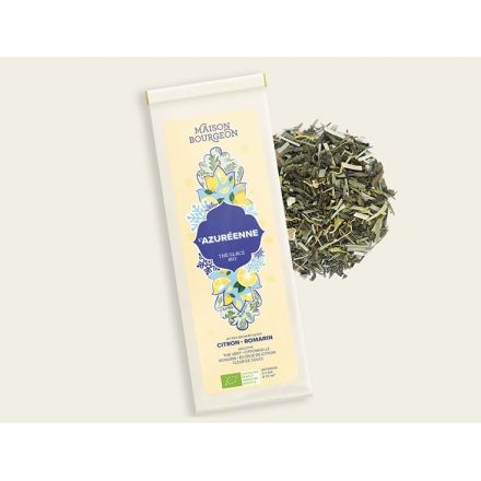  Sachet 100 g - Thé vert glacé - L'Azuréenne - Citron Romarin - Maison Bourgeon